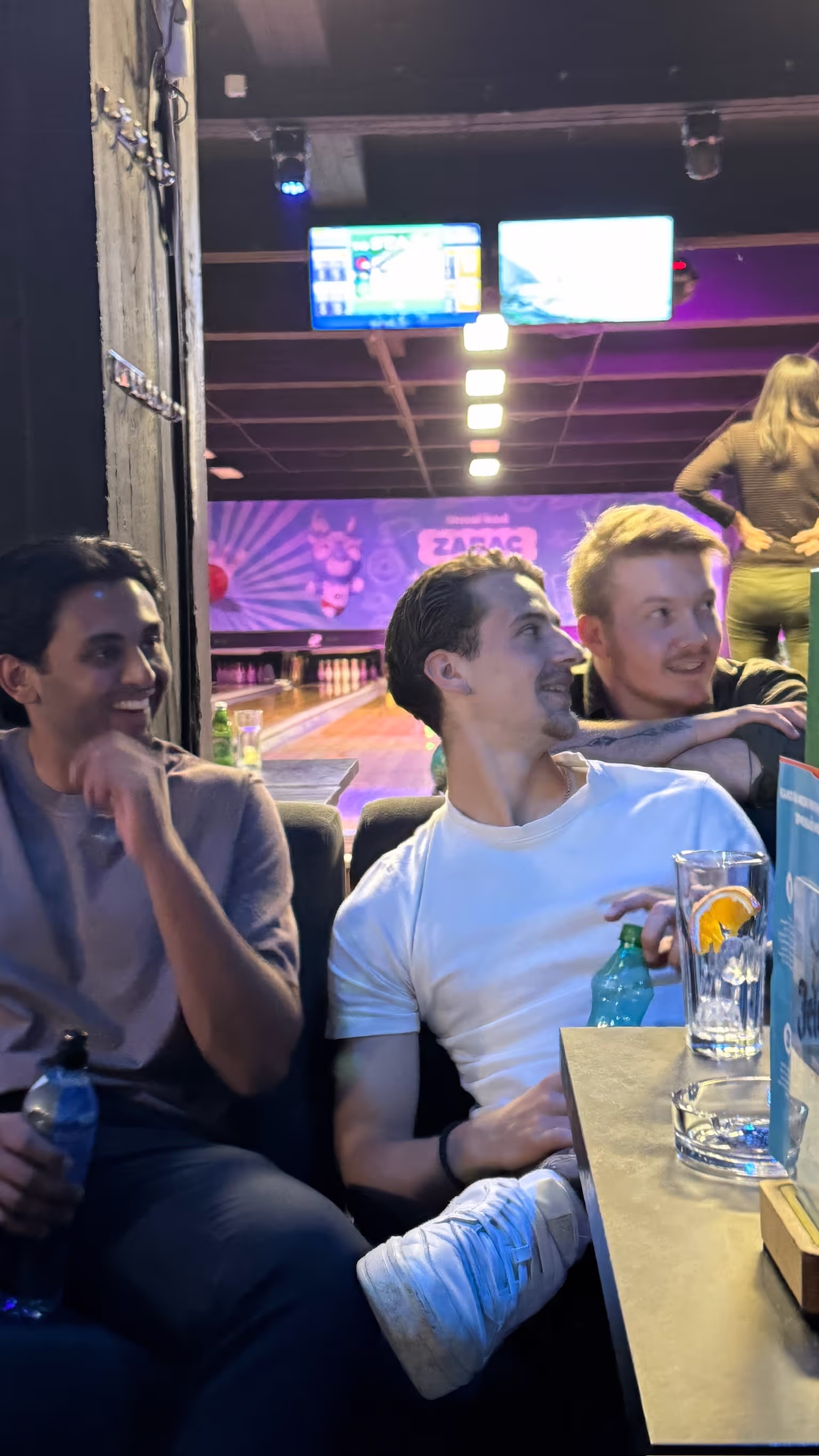 Founder friendships are built in the hours that are not the meeting: two Helix members in Belgrade.