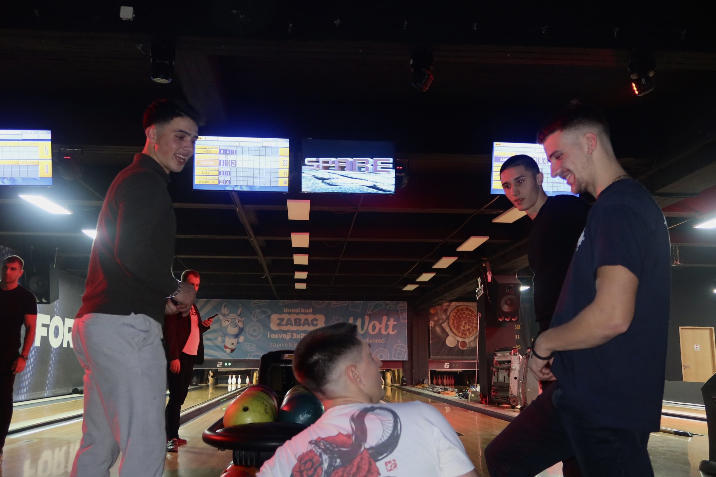 Helix members at a Belgrade evening gathering after joining the community