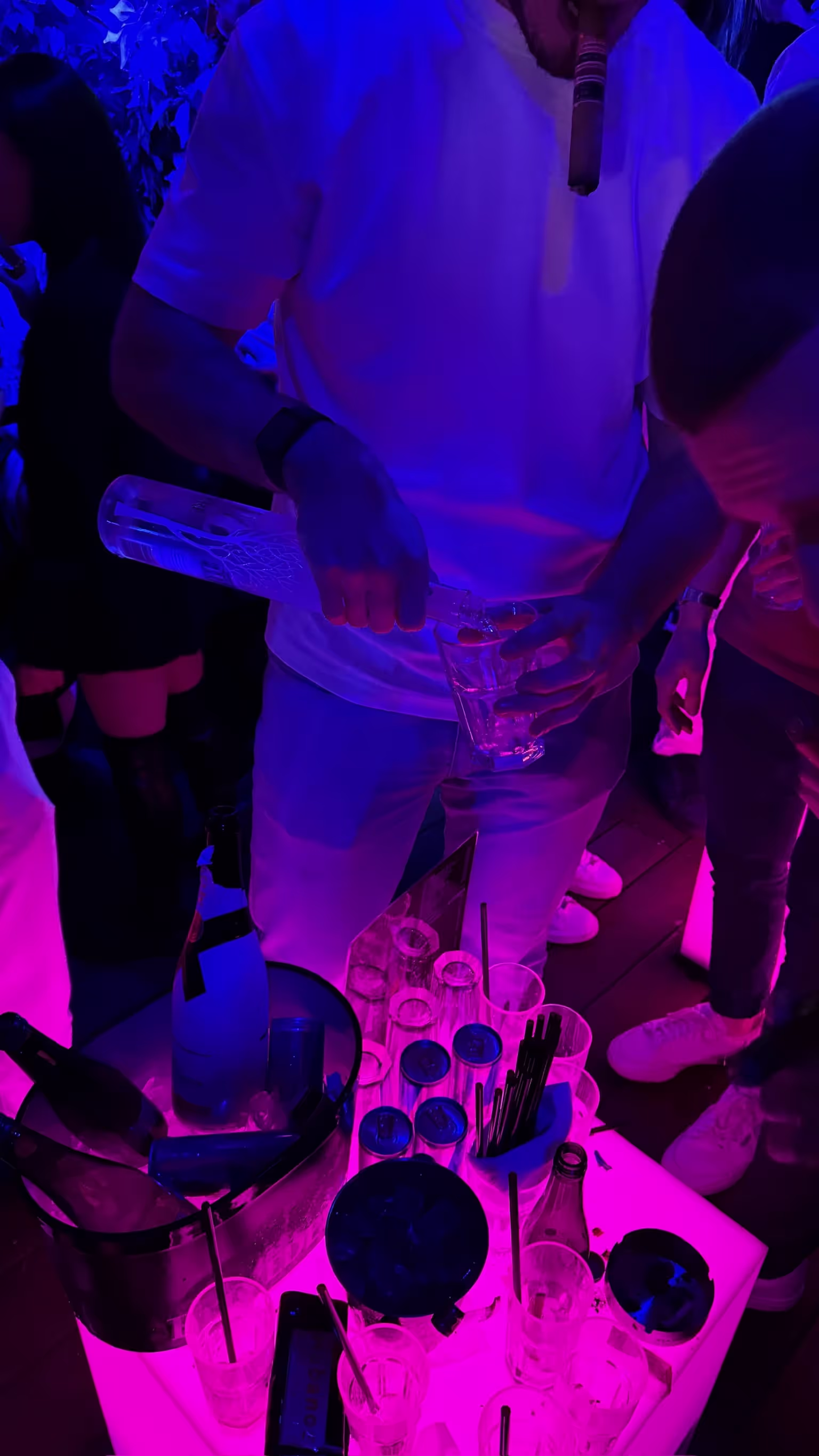 A crowded Belgrade nightclub, the kind of room where founders collect contacts