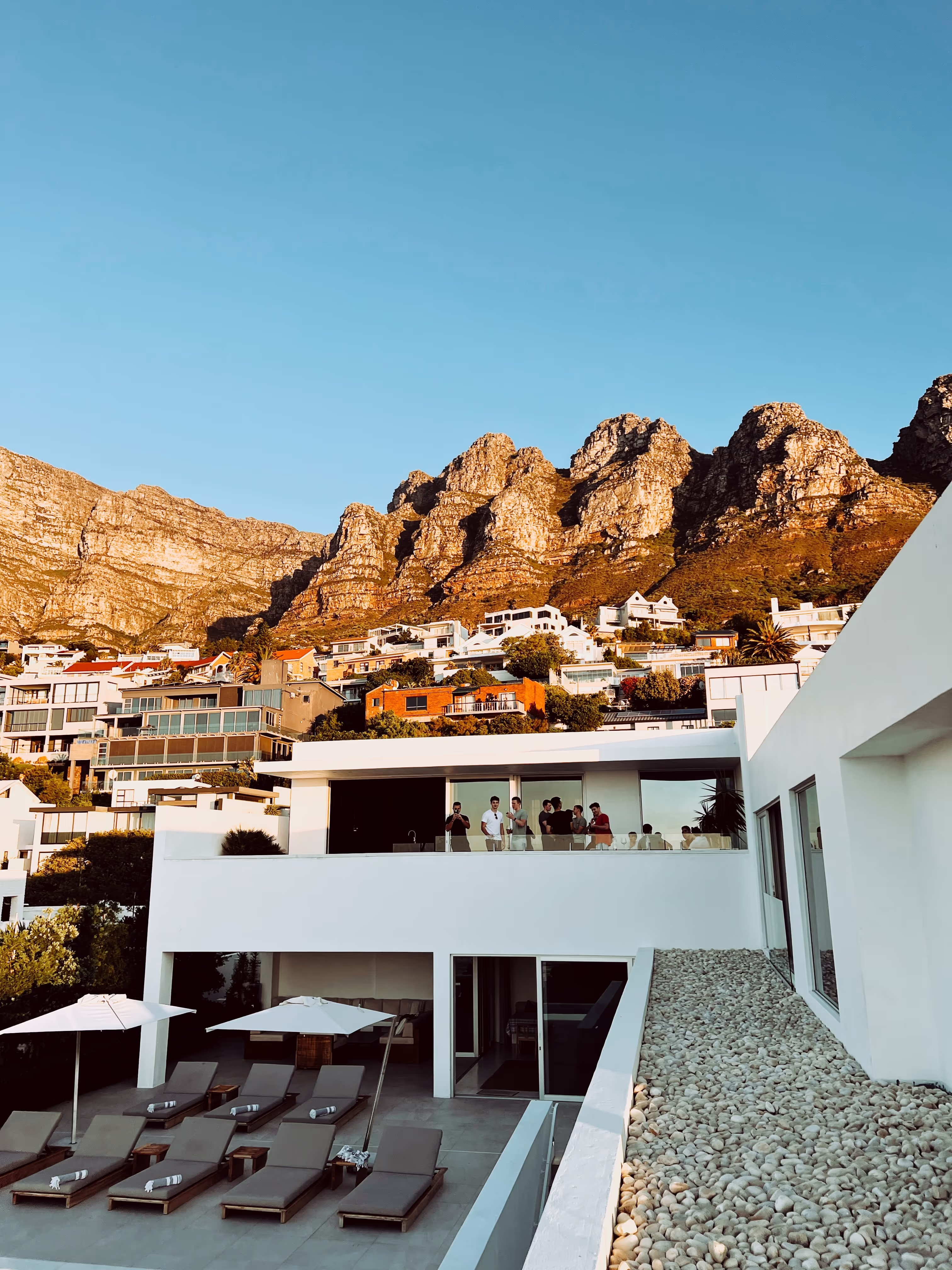 Camps Bay villas beneath the Twelve Apostles on the Helix Cape Town retreat