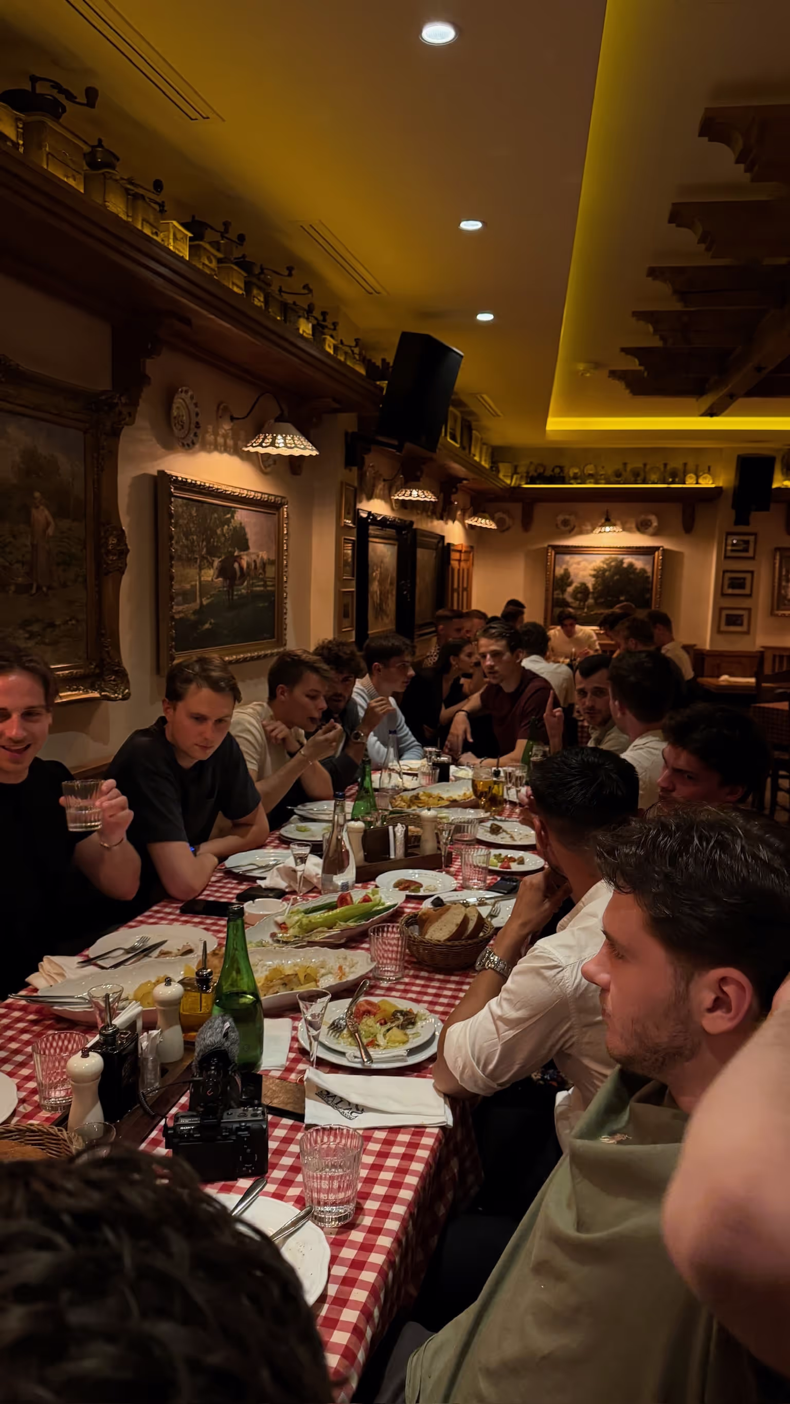 A long Helix dinner table in Belgrade